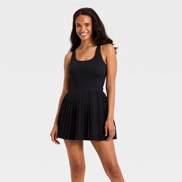 All In Motion Tops - Women's Pleated Active Dress - All In Motion Black XXL